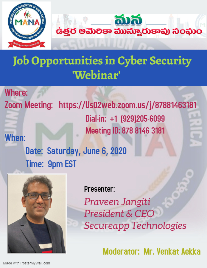 Job Opportunities in Cyber Security Webinar